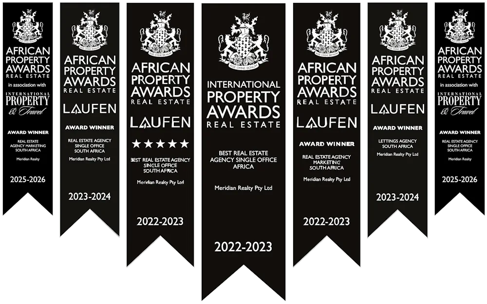 Meridian Realty award riboons